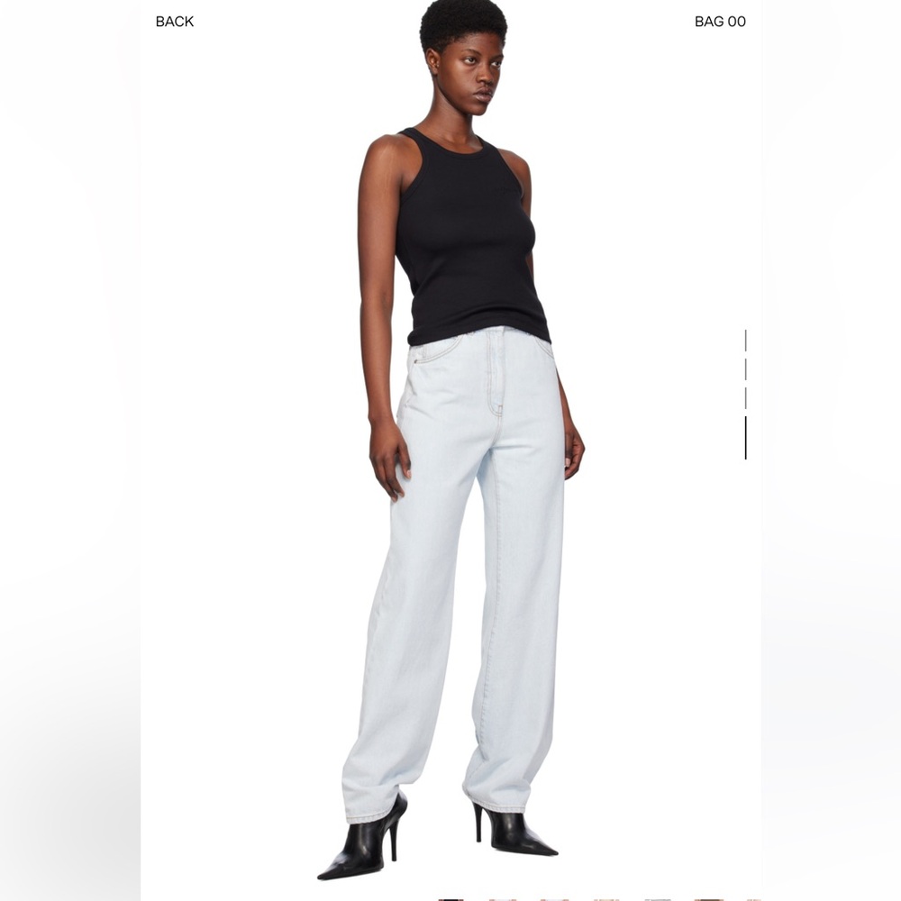 MSGM Light Blue Faded Jeans